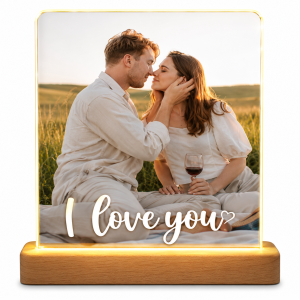 LED Glass Photo Frame